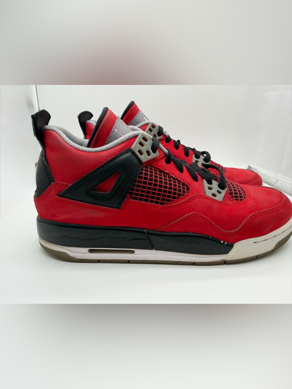 Jordan Kids “Tori Bravo” Red and Black Retro Basketball Sneakers